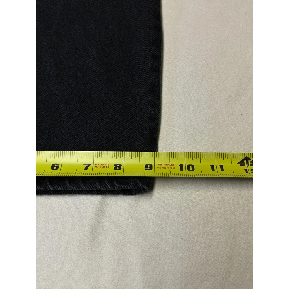 Vintage Y2k Levis 550 Relaxed‎ Fit Black Jeans Mens 42x30 100% Cotton July 1999